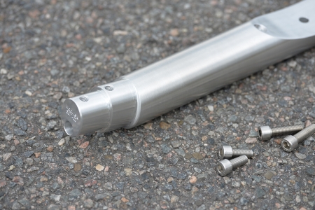 Bobber Bracket, Twin Shock, raw finish